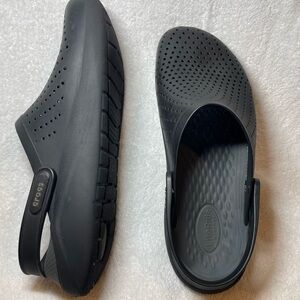CROCS Black LiteRide Sandals women 12 or mens 12